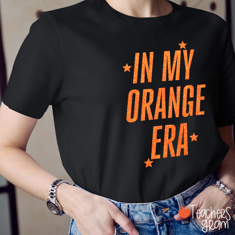 In My Orange Era Teacher T-Shirt