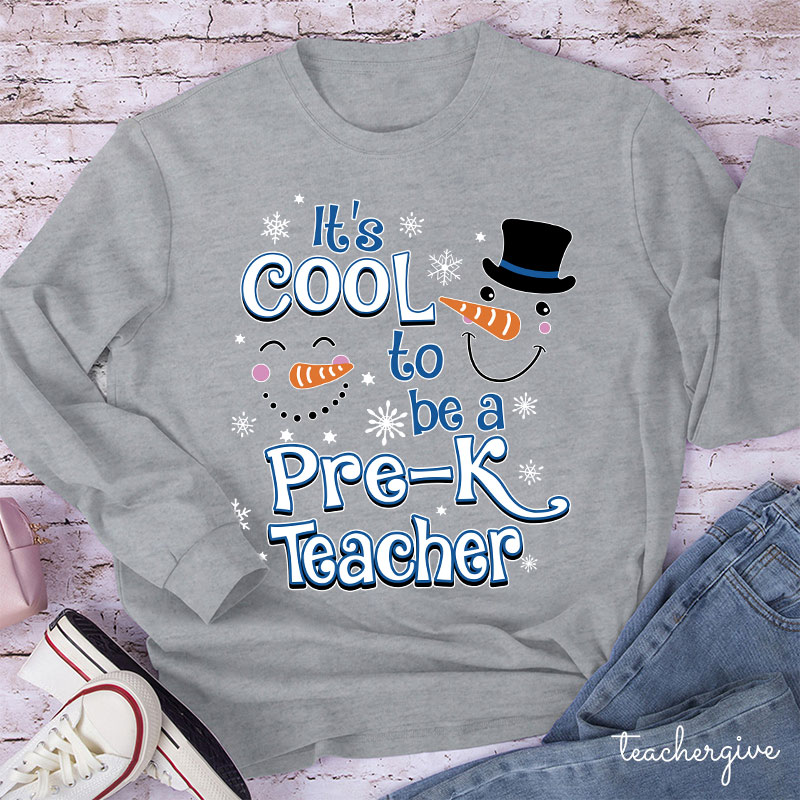 Personalized It's Cool To Be A Teacher Long Sleeve T-Shirt