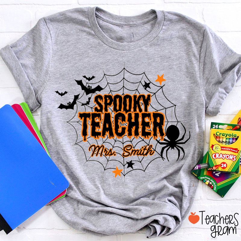 Personalized This Is Your Spooky Teacher T-Shirt