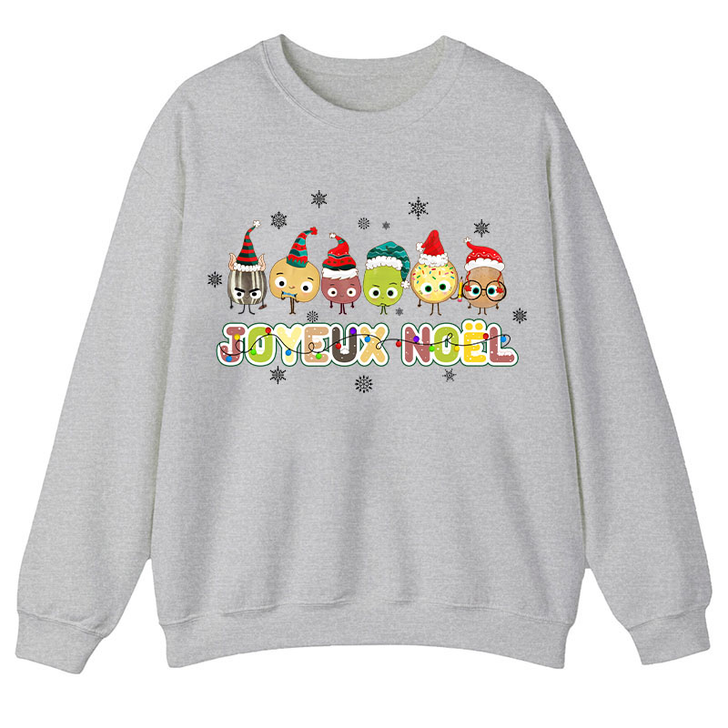 Joyeux Noël Cute Teacher Sweatshirt