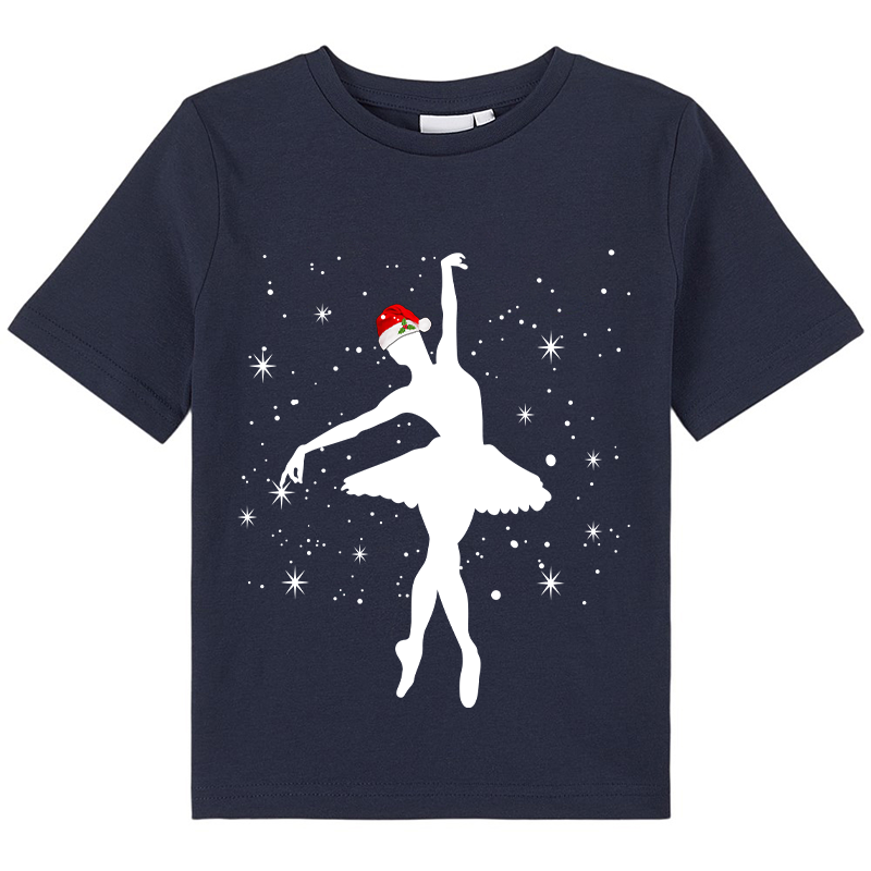 Shiny Ballet Dancer Christmas Class T-Shirt