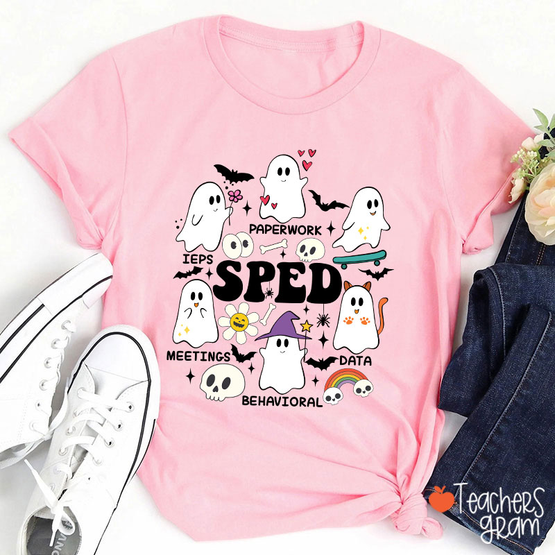 Special Education Halloween SPED Teacher T-Shirt