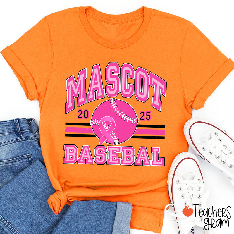 Personalized Mascot And Sport Breast Cance Teacher T-Shirt