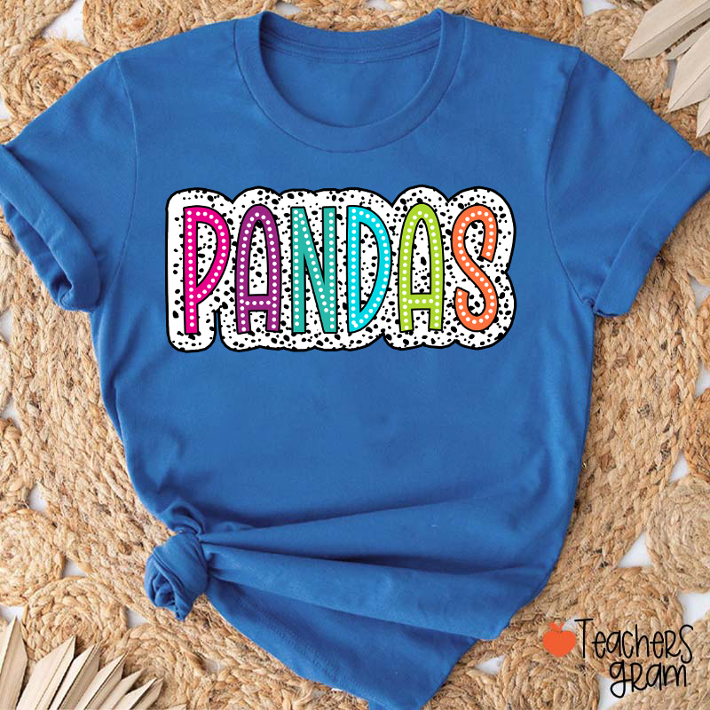 Personalized Mascot Polka Dot Game Day Teacher T-Shirt