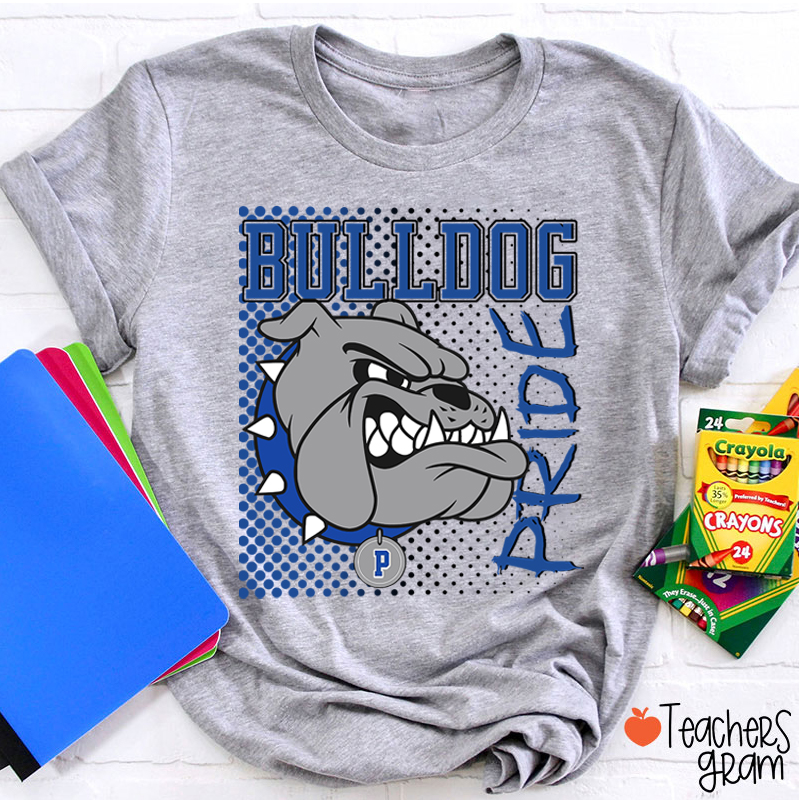 Personalized Colorful Mascot Pride Teacher T-Shirt