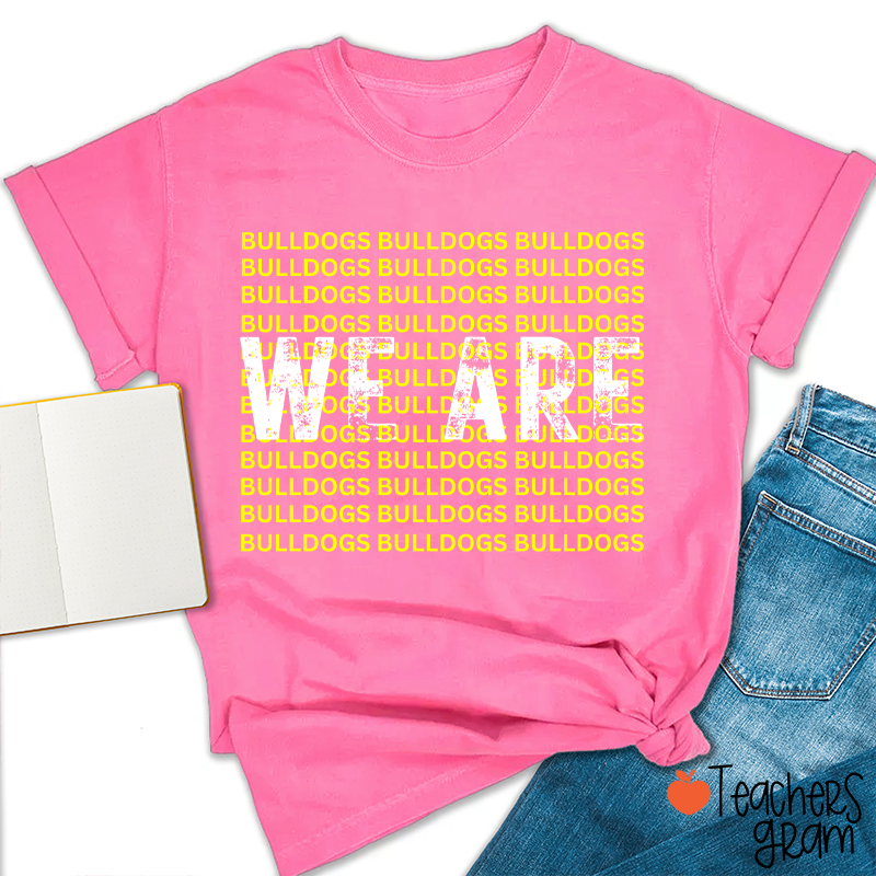 Personalized Mascot We Are School Spirit Teacher T-Shirt