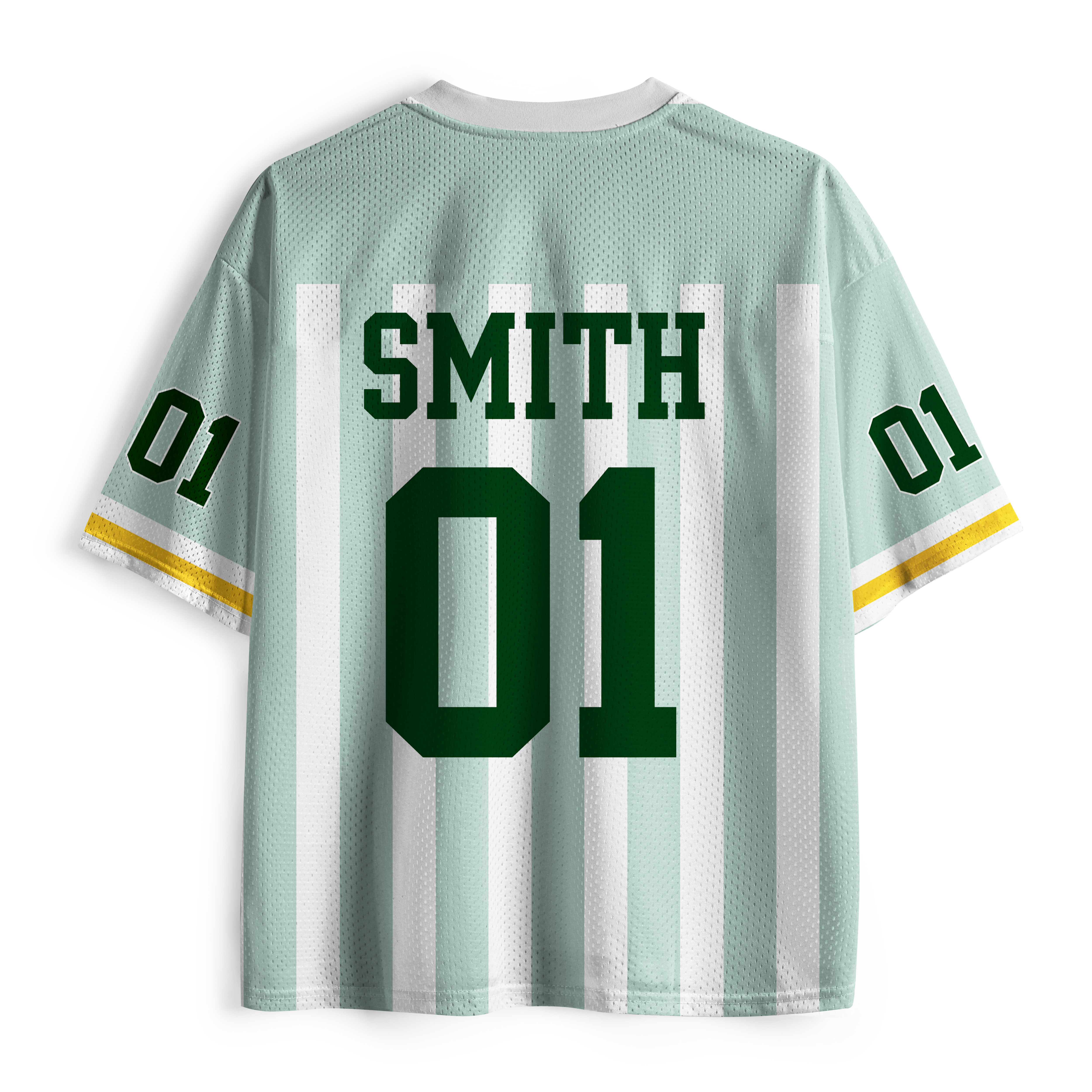 Personalized Grade And Name Preppy Stripes Stars Teacher Mesh Jersey