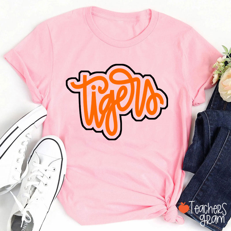 Personalized Mascot School Spirit Game Day Teacher T-Shirt