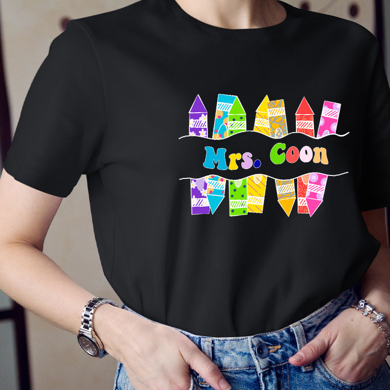 Personalized Teacher Name T-Shirt