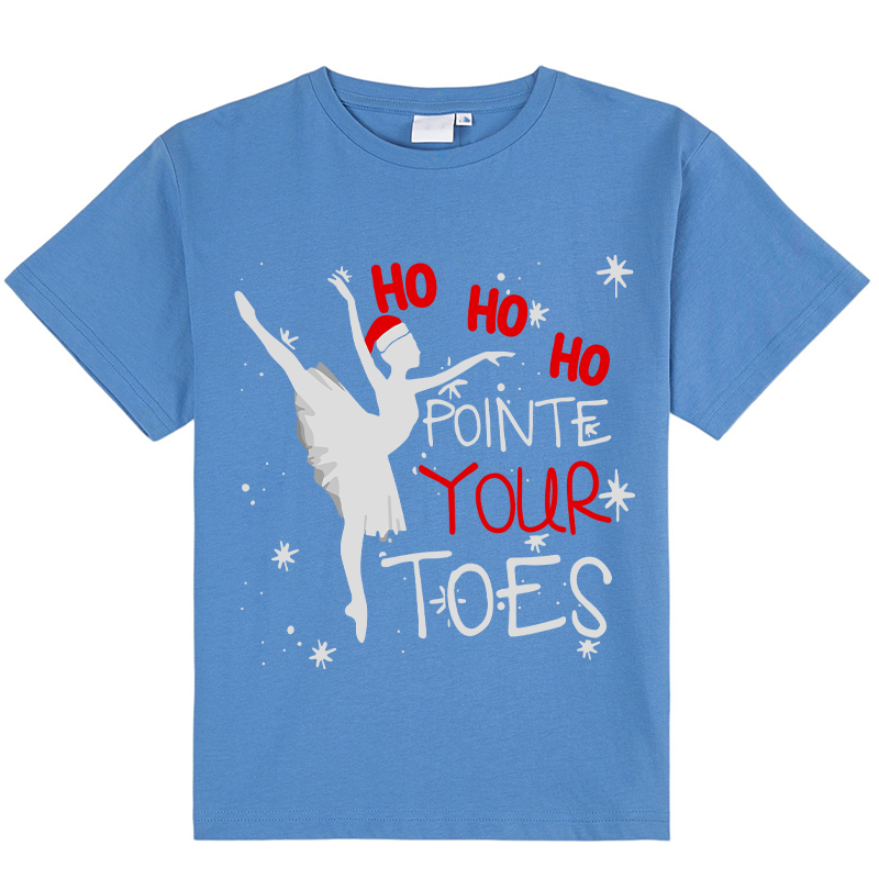 Ho Ho Ho Pointed Your Toes Class T-Shirt