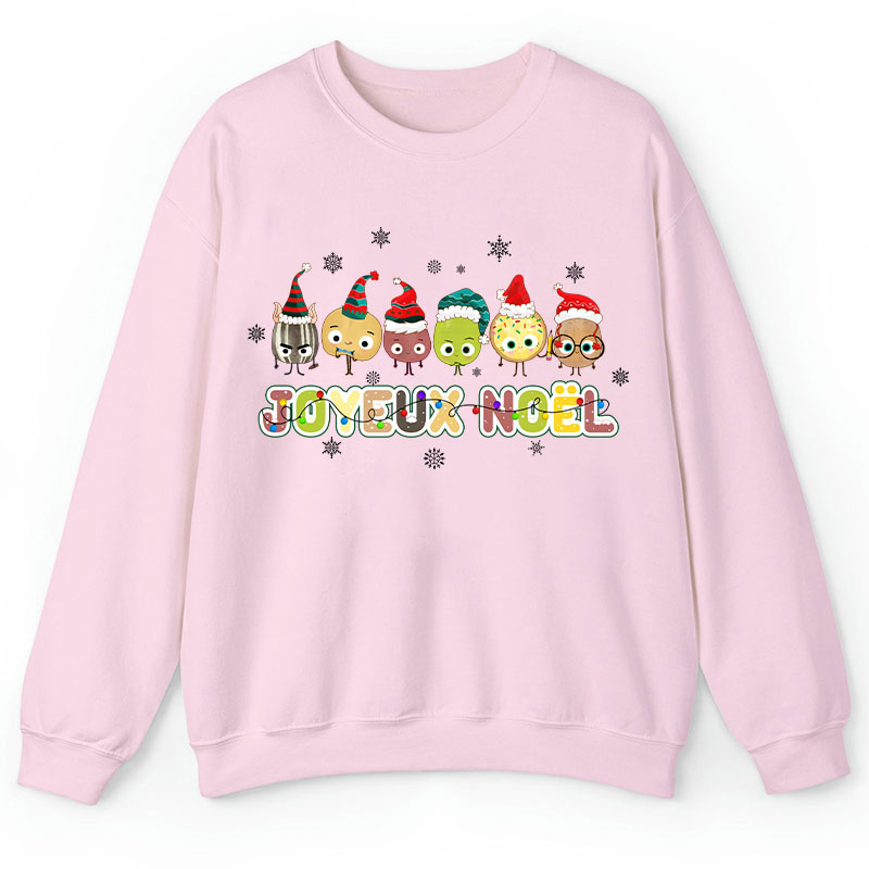 Joyeux Noël Cute Teacher Sweatshirt