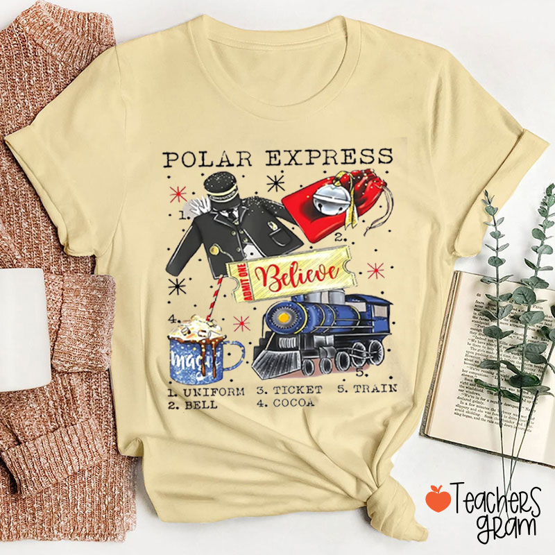 Polar Express Teacher T-Shirt