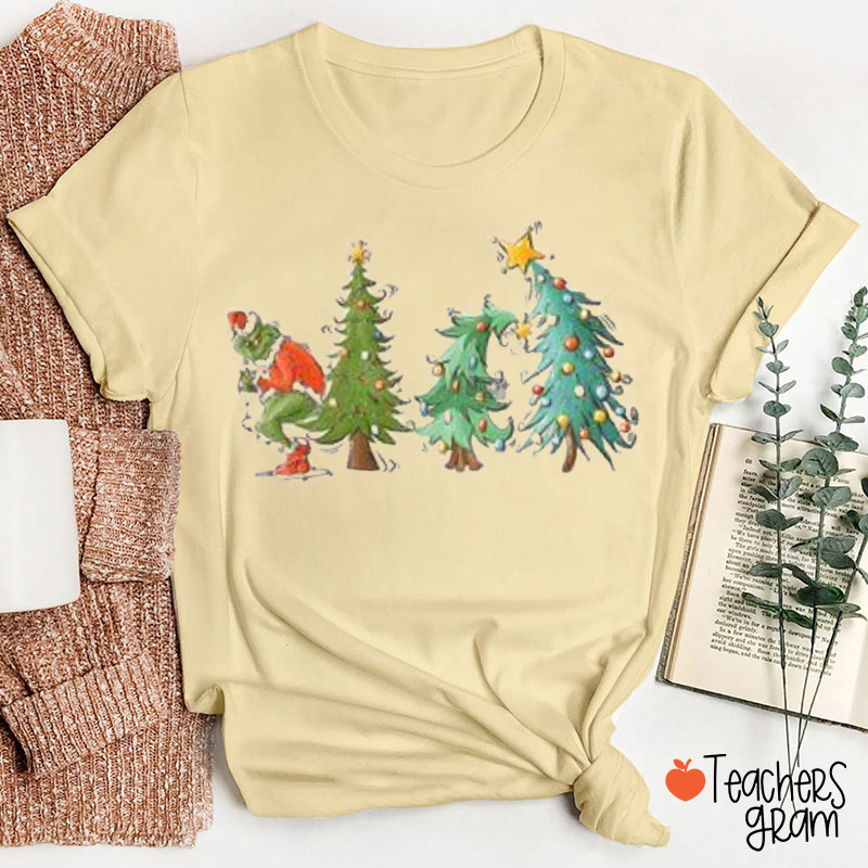 Christmas Around The Corner So He Comes Teacher T-Shirt