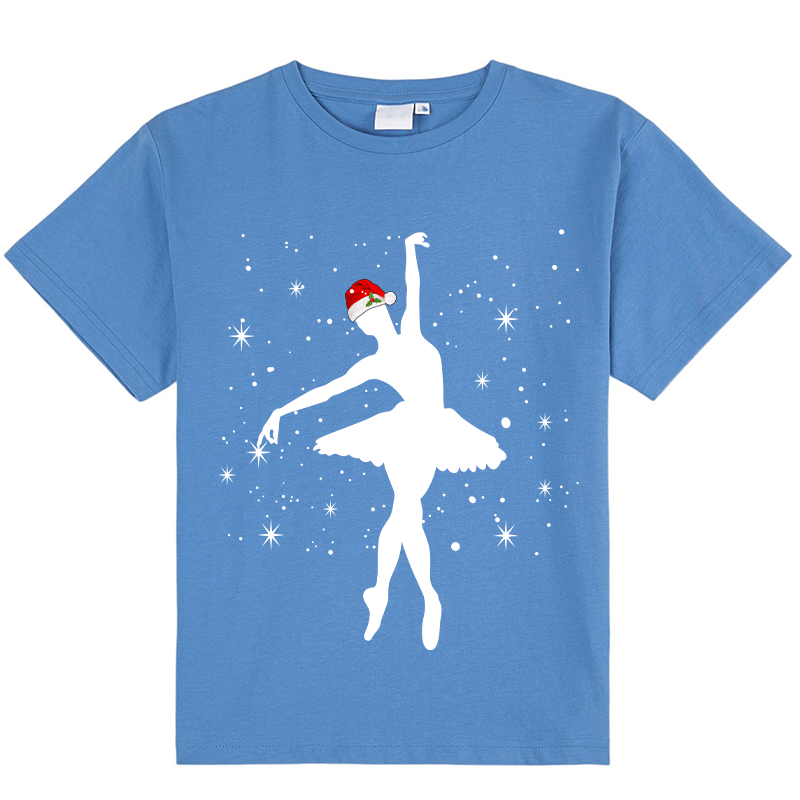 Shiny Ballet Dancer Christmas Class T-Shirt