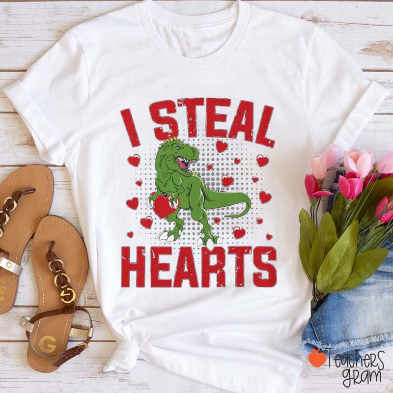 Yeah I Steal Hearts Teacher T-Shirt
