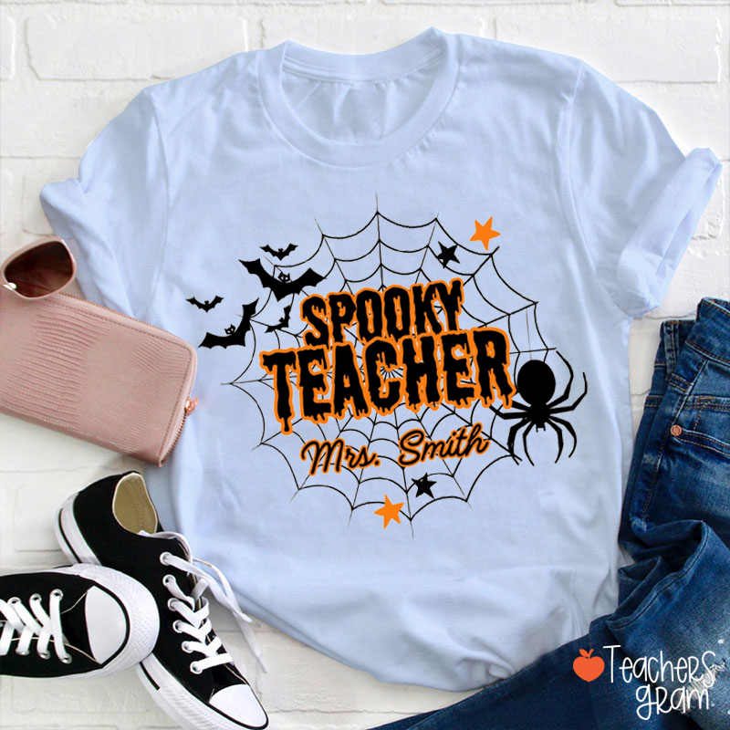 Personalized This Is Your Spooky Teacher T-Shirt