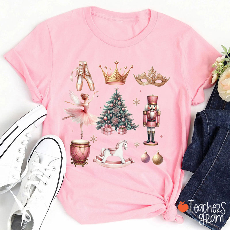A Nutcracker‘s Christmas Teacher T-Shirt