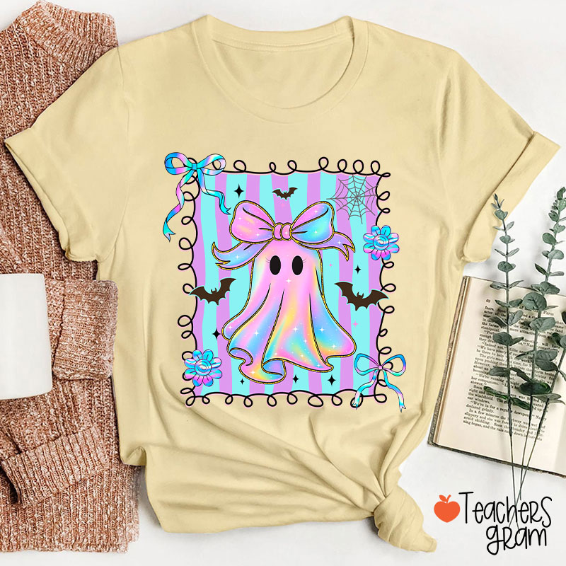 Neon Ghost Teacher T-Shirt