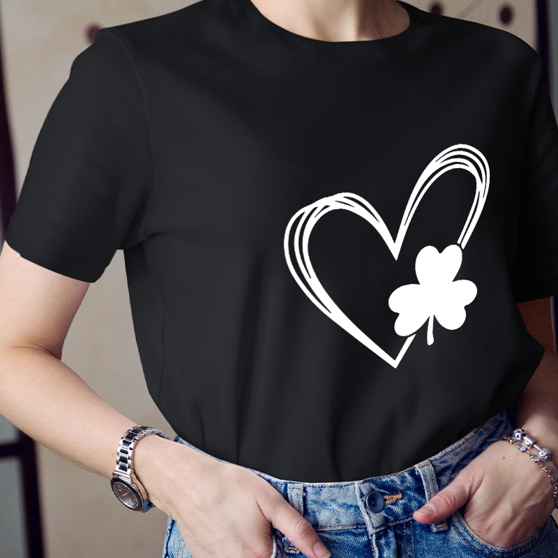 Love Clover Teacher T-Shirt