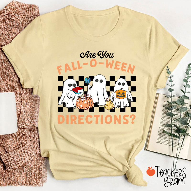 Fall-O-Ween Directions Teacher T-Shirt