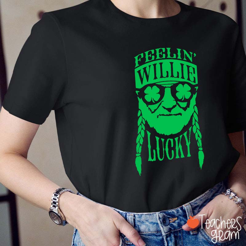 Feelin' Really Lucky Teacher T-Shirt