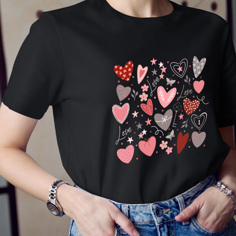 Love Valentine Teacher T-Shirt