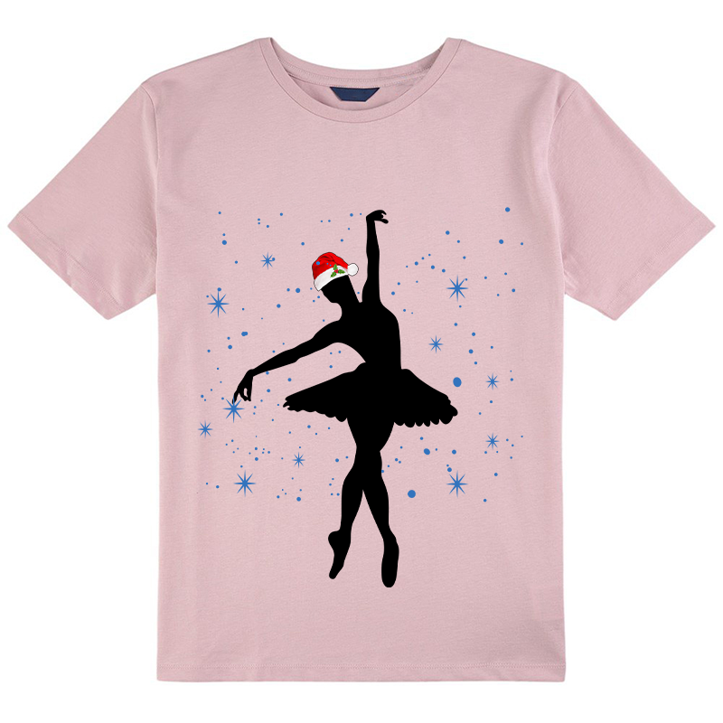 Shiny Ballet Dancer Christmas Class T-Shirt