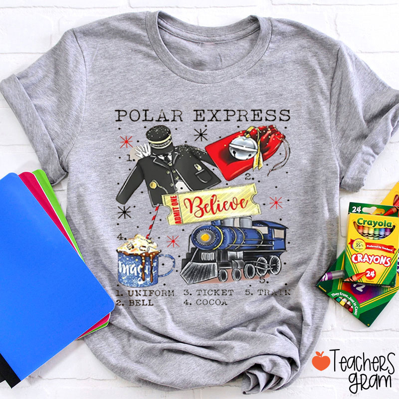 Polar Express Teacher T-Shirt