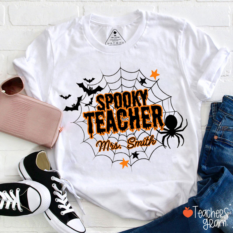 Personalized This Is Your Spooky Teacher T-Shirt