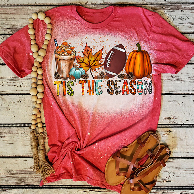 Tis The Season Teacher Printed T-Shirt