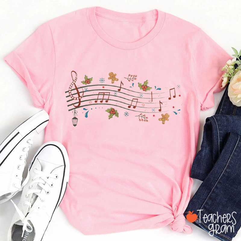 Christmas Music Teacher T-Shirt