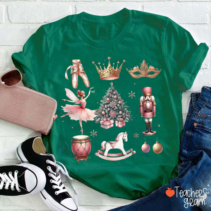 A Nutcracker‘s Christmas Teacher T-Shirt