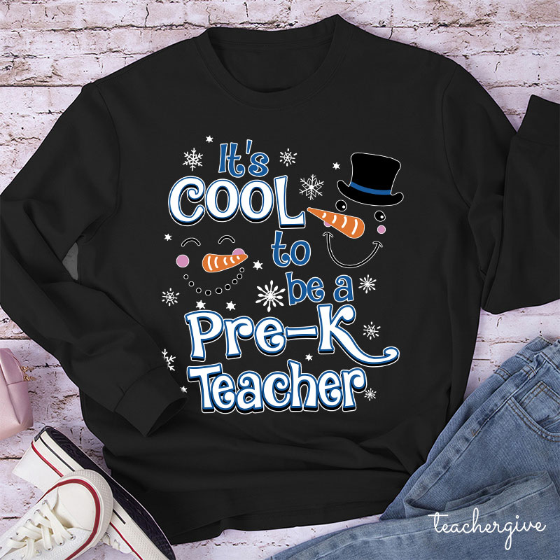 Personalized It's Cool To Be A Teacher Long Sleeve T-Shirt