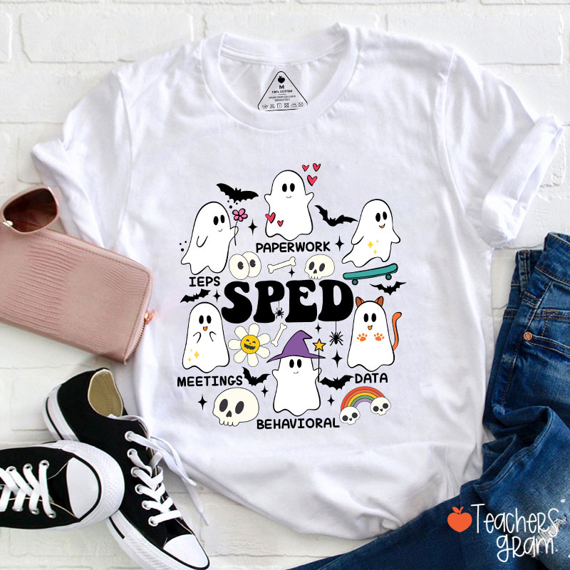 Special Education Halloween SPED Teacher T-Shirt