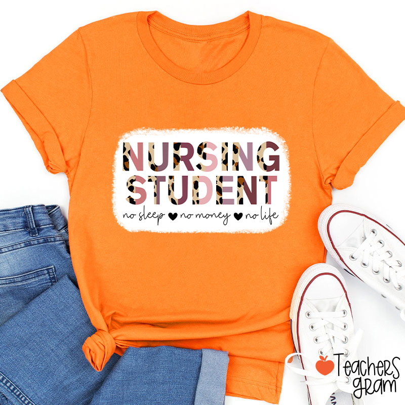 No Sleep No Student No Life T-Shirt