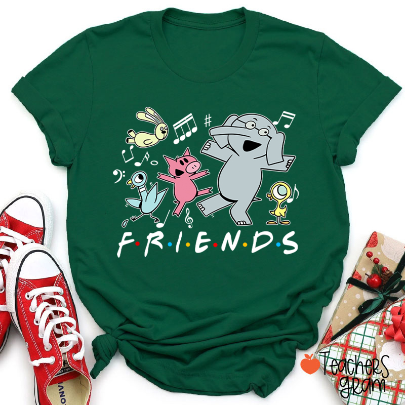 Happy Friends Teacher T-Shirt
