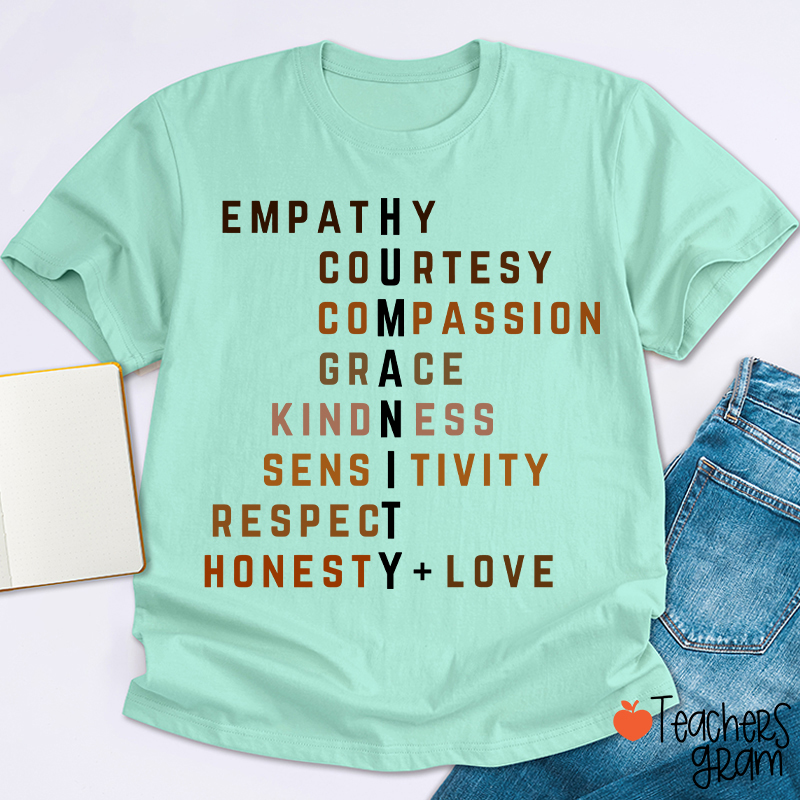 Humanity Crossword Teacher T-Shirt