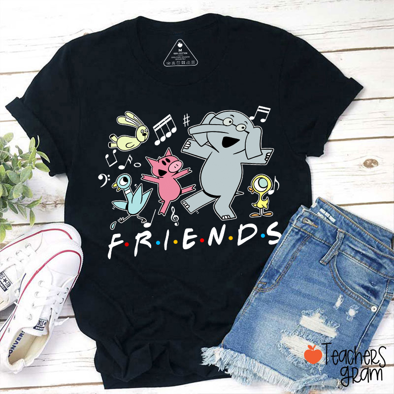 Happy Friends Teacher T-Shirt