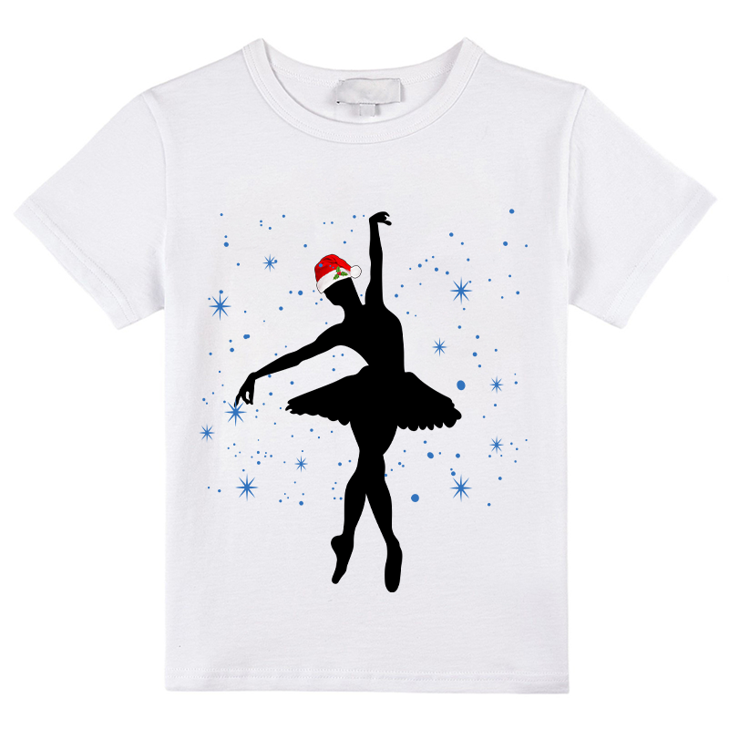 Shiny Ballet Dancer Christmas Class T-Shirt