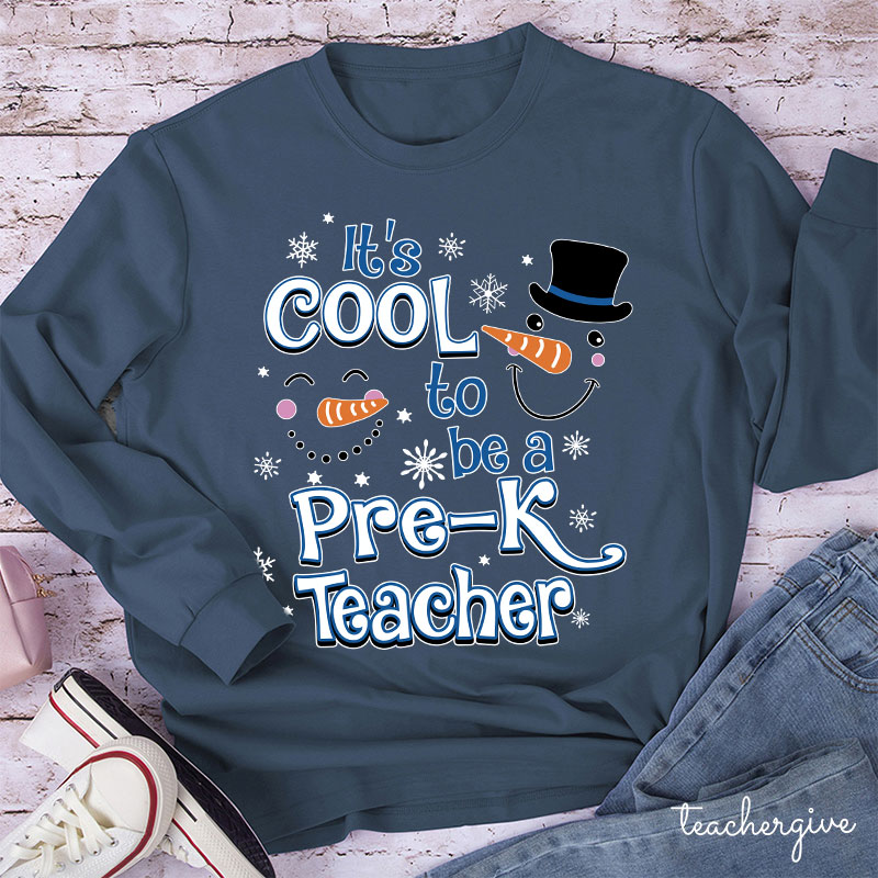 Personalized It's Cool To Be A Teacher Long Sleeve T-Shirt