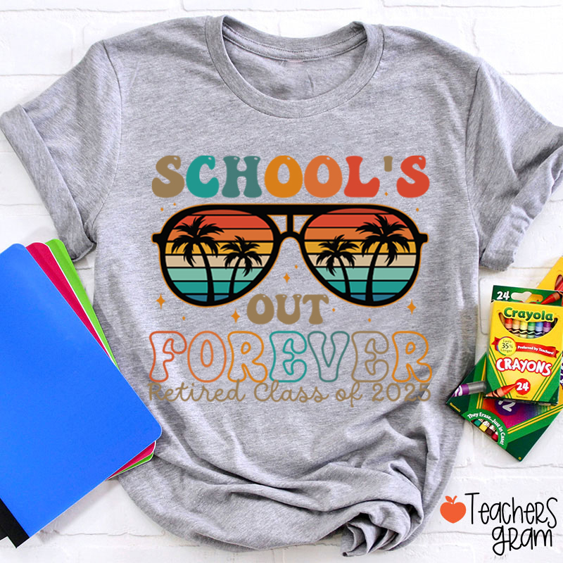 Personalized Bruh School's Out Forever Teacher T-Shirt
