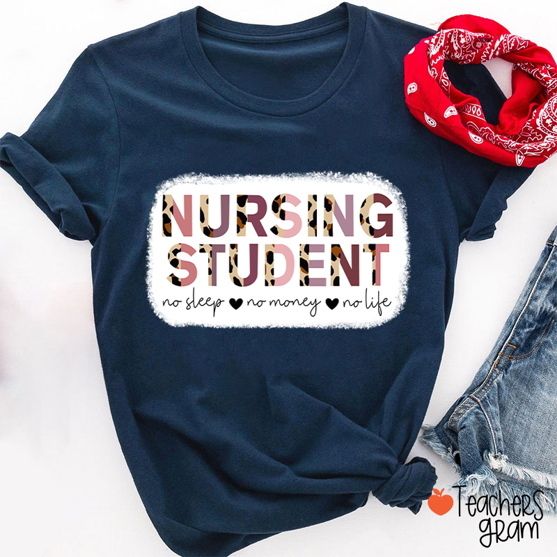 No Sleep No Student No Life T-Shirt