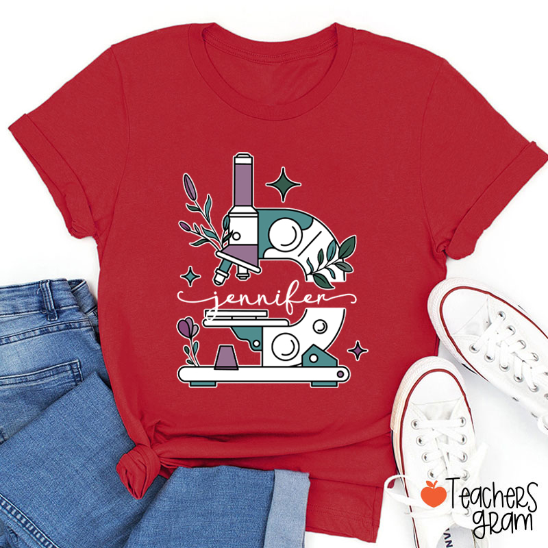 Personalized Microbiology Laboratory Nurse T-Shirt