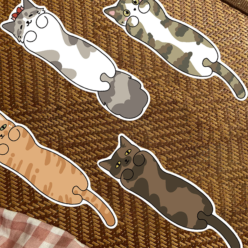 30PCS Cute Cat Teacher Bookmark