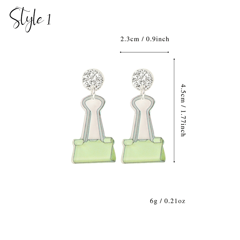 Cute Teacher Stuff Teacher Acrylic Earrings