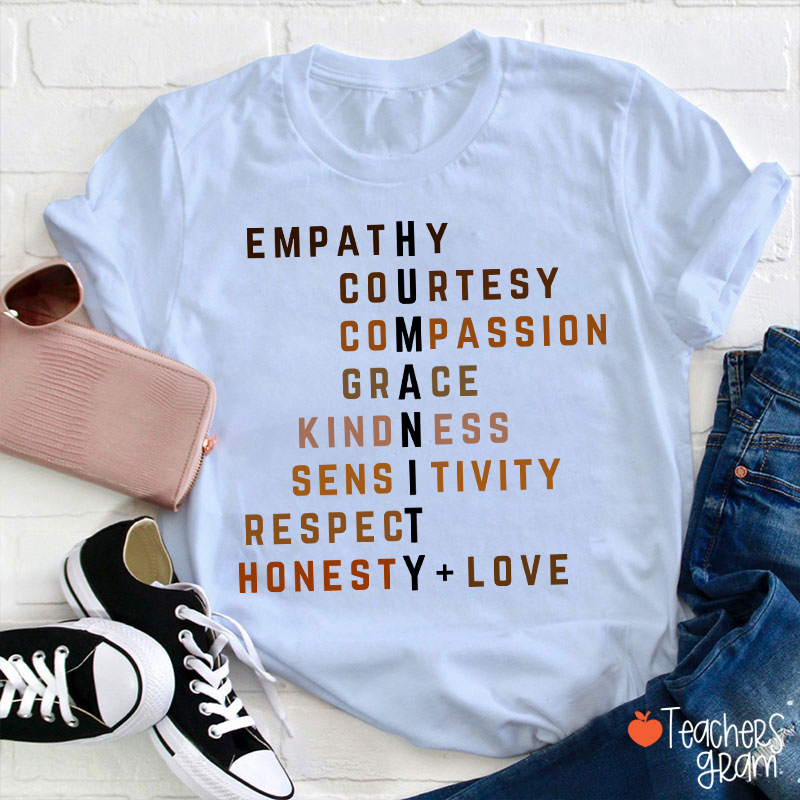 Humanity Crossword Teacher T-Shirt