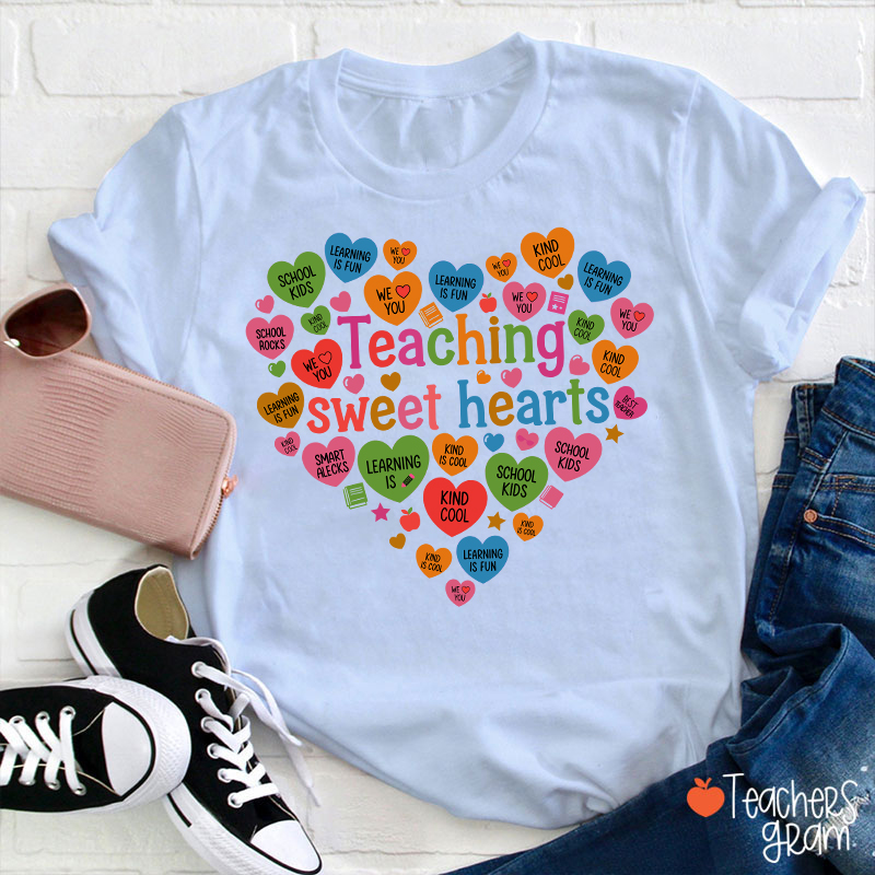 Teaching Sweet Hearts Teacher T-Shirt