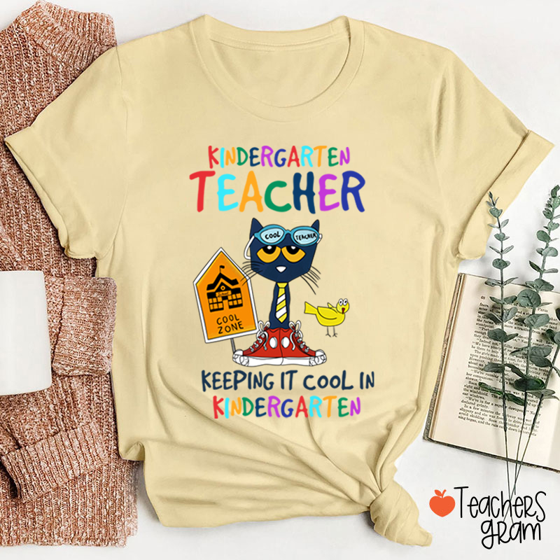Personalized Grade Keeping It Cool Teacher T-Shirt