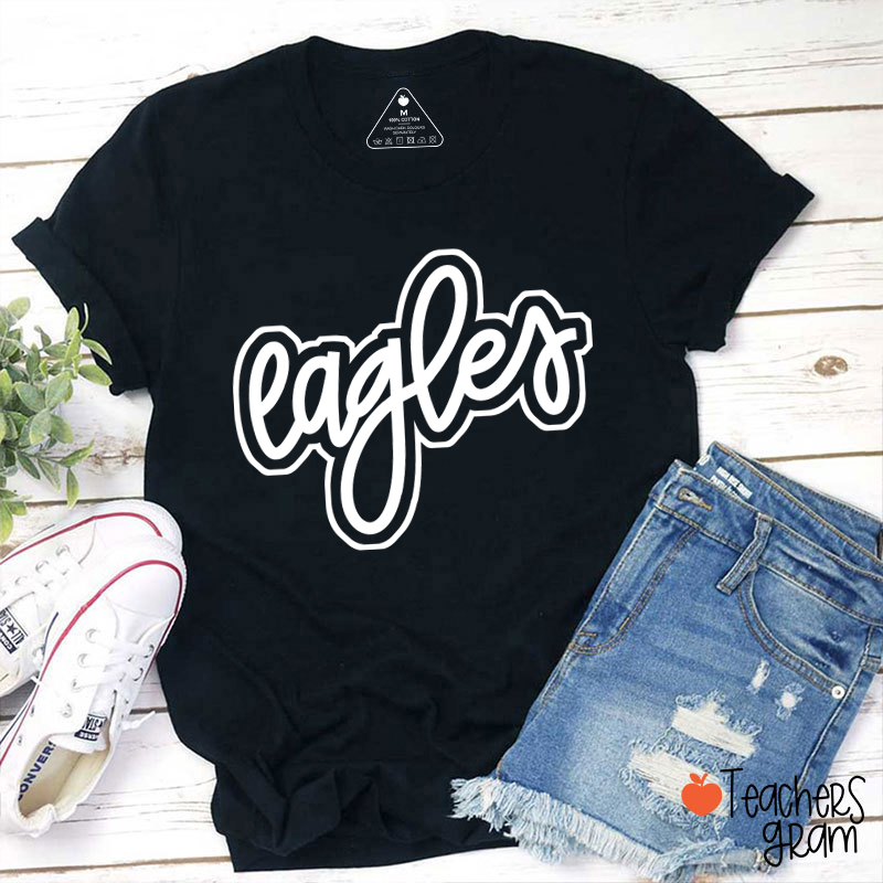 Personalized Mascot School Spirit Game Day Teacher T-Shirt