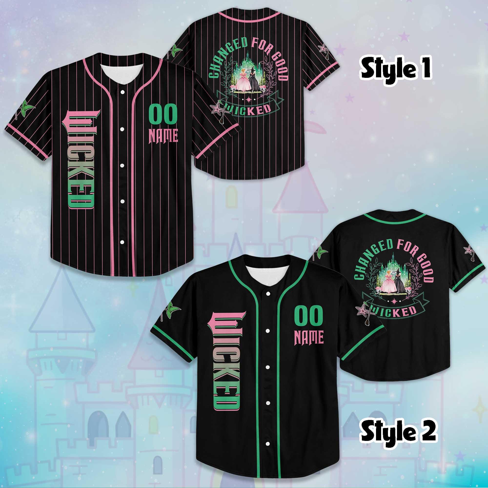 Personalized Name And Number Wicked Fans Teacher Baseball Jersey